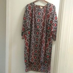 True Destiny .Southwest style Duster.Size 2x  Great Condition.